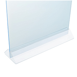 Тейбл-тент (Подставка для рекламы) OfficeSpace, А4, двухсторонний, вертикальный фото Тейбл-тент (Подставка для рекламы) OfficeSpace, А4, двухсторонний, вертикальный