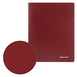 Папка 30 вкладышей BRAUBERG "Office", красная, 0,5 мм, 222630 фото Папка 30 вкладышей BRAUBERG "Office", красная, 0,5 мм, 222630