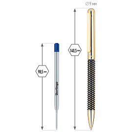 Ручка шариковая Delucci "Artista" синяя, 1,0мм, поворот., подарочная упаковка фото Ручка шариковая Delucci "Artista" синяя, 1,0мм, поворот., подарочная упаковка