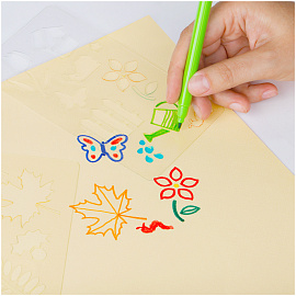 Набор трафаретов Мульти-Пульти 10*18см, "Лесная прогулка", 3шт., европодвес