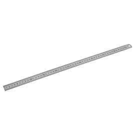 Линейка 50см СТАММ, стальная, ПВХ чехол с европодвесом фото Линейка 50см СТАММ, стальная, ПВХ чехол с европодвесом