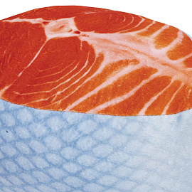 Игрушка мягкая "СТЕЙК ЛОСОСЯ", ткань вельбоа, 32х22 см, WOOZOO (ВУЗУ), 666981