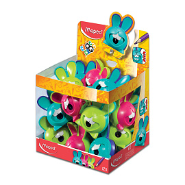 Точилка для карандашей Maped Croc Croc Innovation с контейнером пластиковая (17611)