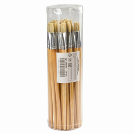 Кисть BRAUBERG, щетина, плоская, № 10, 200203