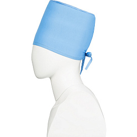 Колпак хирурга голубой универсального размера фото Колпак хирурга голубой универсального размера