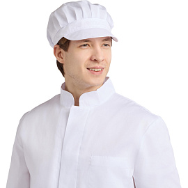 Кепи для пищевого производства мужское белое универсального размера