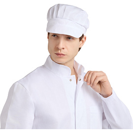 Кепи для пищевого производства мужское белое универсального размера