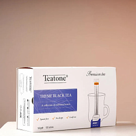 Чай черный Teatone Thyme Black Tea 100 стиков (чабрец)
