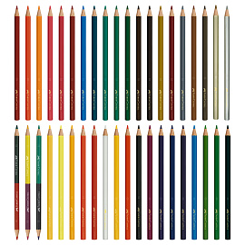 Карандаши цветные Faber-Castell "Замок", 36цв., шестигр., заточ.+6цв.+ч/г кар.+точилка, картон, европодвес фото Карандаши цветные Faber-Castell "Замок", 36цв., шестигр., заточ.+6цв.+ч/г кар.+точилка, картон, европодвес