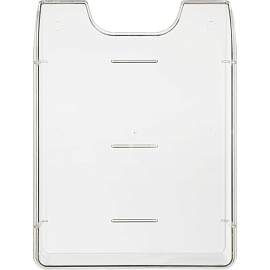 Лоток горизонтальный для бумаг Attache Office прозрачный пластиковый