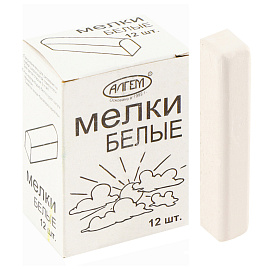 Мел Алгем белый 12 штук
