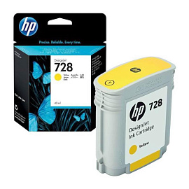 Картридж струйный HP 728 F9J65A желтый оригинальный фото Картридж струйный HP 728 F9J65A желтый оригинальный