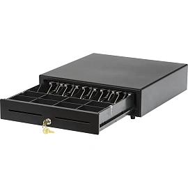 Денежный ящик Атол CD-410-B 415х410х100 мм черный