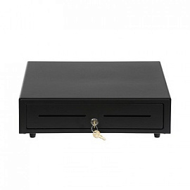 Денежный ящик Атол CD-410-B 415х410х100 мм черный