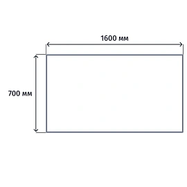 Стол прямой Easy Business (дуб темный/серый, 1600х700х747 мм)