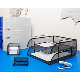 Подставка для визиток Attache 60x95x52 мм черная