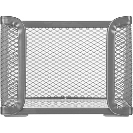 Подставка для блок-кубиков Attache серебристая 10.5x10.5x7.8 см