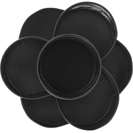 Подставка-органайзер для канцелярских принадлежностей Attache 7 отделений черная 8x13.8x17 см