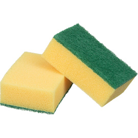 Губка для посуды Paclan Practi Maxi поролон 9.5x6.5 см с абразивным слоем (3 штуки в упаковке) фото Губка для посуды Paclan Practi Maxi поролон 9.5x6.5 см с абразивным слоем (3 штуки в упаковке)