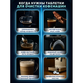 Таблетки для очистки кофемашин 12 шт., CLEAN&FRESH, Ck1m12