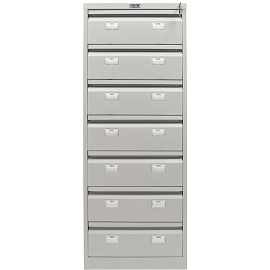 Шкаф картотечный Практик AFC-07 для формата А5 (7 отделений, 515x631x1327 мм)