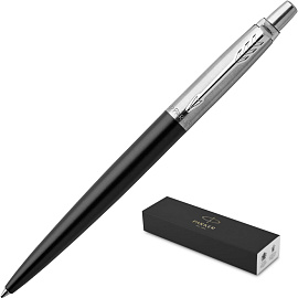 Ручка шариковая Parker Jotter Bond Street цвет чернил синий, цвет корпуса черный (артикул производителя 1953184)