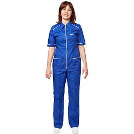 Костюм для горничных и уборщиц у13-КБР васильковый (размер 80-84 (40-42), рост 170-176)