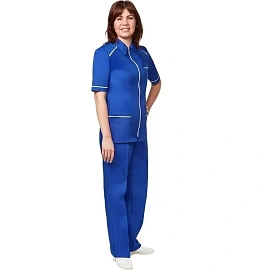 Костюм для горничных и уборщиц у13-КБР васильковый (размер 80-84 (40-42), рост 170-176)