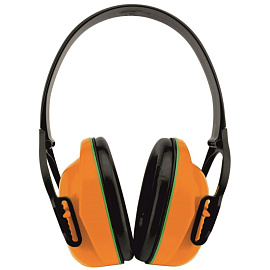 Наушники противошумные пассивные РОСОМЗ СОМЗ-15 Титан стандартное оголовье 24 дБ складные оранжевые (60154)