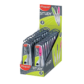 Готовальня Maped Study (корпус серебристый, 119450)