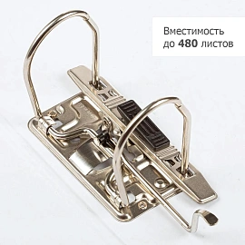 Папка-регистратор Attache Economy 75 мм чёрная бумага