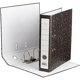 Папка-регистратор Attache Economy 75 мм чёрная бумага