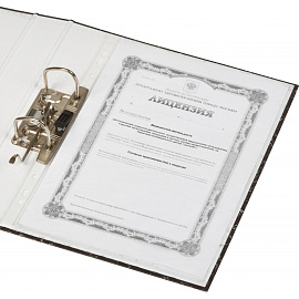 Папка-регистратор Attache Economy 50 мм чёрная бумага