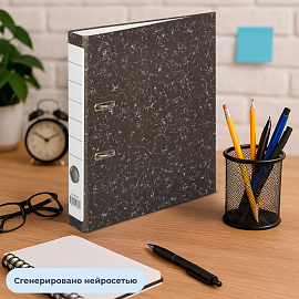 Папка-регистратор Attache Economy 50 мм чёрная бумага