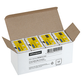 Зажимы для бумаг 19мм, OfficeSpace, 12шт., черные, картонная коробка фото Зажимы для бумаг 19мм, OfficeSpace, 12шт., черные, картонная коробка