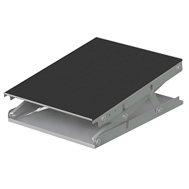 Подставка для ног ОТ-2 (черный/металл, 300х180 мм)