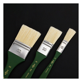 Набор художественных флейцев щетина Гамма, 3шт., №15, 30, 50