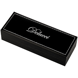 Ручка-роллер Delucci "Celeste" синяя, 0,6мм, цвет корпуса - золото, подарочная упаковка фото Ручка-роллер Delucci "Celeste" синяя, 0,6мм, цвет корпуса - золото, подарочная упаковка