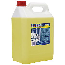 Средство для мытья посуды Золушка Лимон гель 5 л (канистра)
