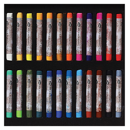 Пастель сухая Сонет круглая 24 цвета