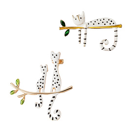 Набор брошей MESHU "Wild cat", 2шт, европодвес фото Набор брошей MESHU "Wild cat", 2шт, европодвес