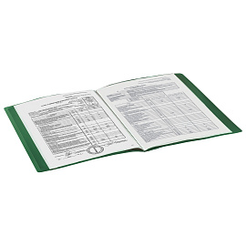 Папка 30 вкладышей STAFF, зеленая, 0,5 мм, 225699 фото Папка 30 вкладышей STAFF, зеленая, 0,5 мм, 225699