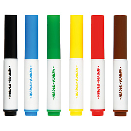 Фломастеры Мульти-Пульти "Приключения Енота", 06цв., утолщенные, суперсмываемые, блистер