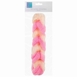 Мочалка Pleasure Косичка полиэстер/нейлон 27х5.5 см