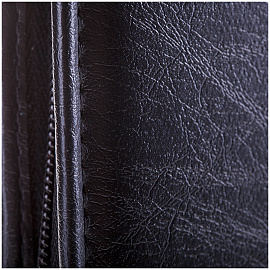 Папка деловая OfficeSpace "Siera" имп. кожзам., на молнии, блокнот