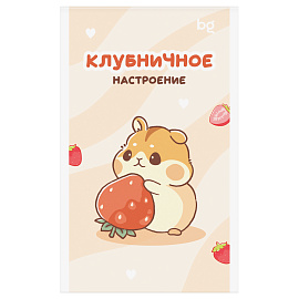 Блокнот А6 32л., на скрепке BG "Сладкие булочки", блестки