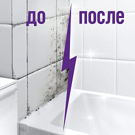 Средство для сантехники чистящее Cillit Bang Удаление чёрной плесени 0,75 л для уборки туалета и ванной