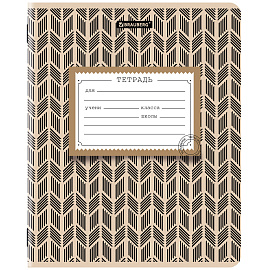 Тетрадь 12 л. BRAUBERG линия, обложка картон, TEXTURE, 107279