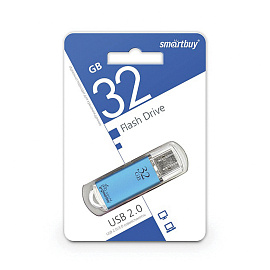 Флеш-память USB 2.0 32 Гб SmartBuy V-Cut (SB32GBVC-B)