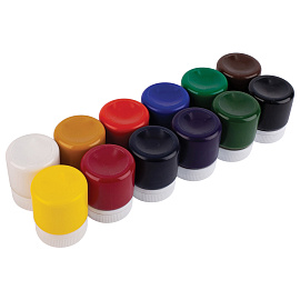 Гуашь Художественная Мастер-класс 12 цветов по 40 мл